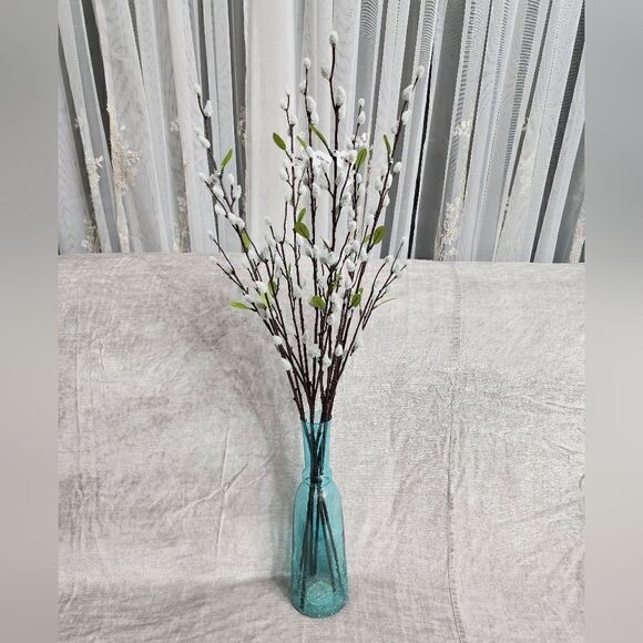 Spring Table Vase Decor - Artificial Willow Branches, Vase Included - Picture 1 of 9